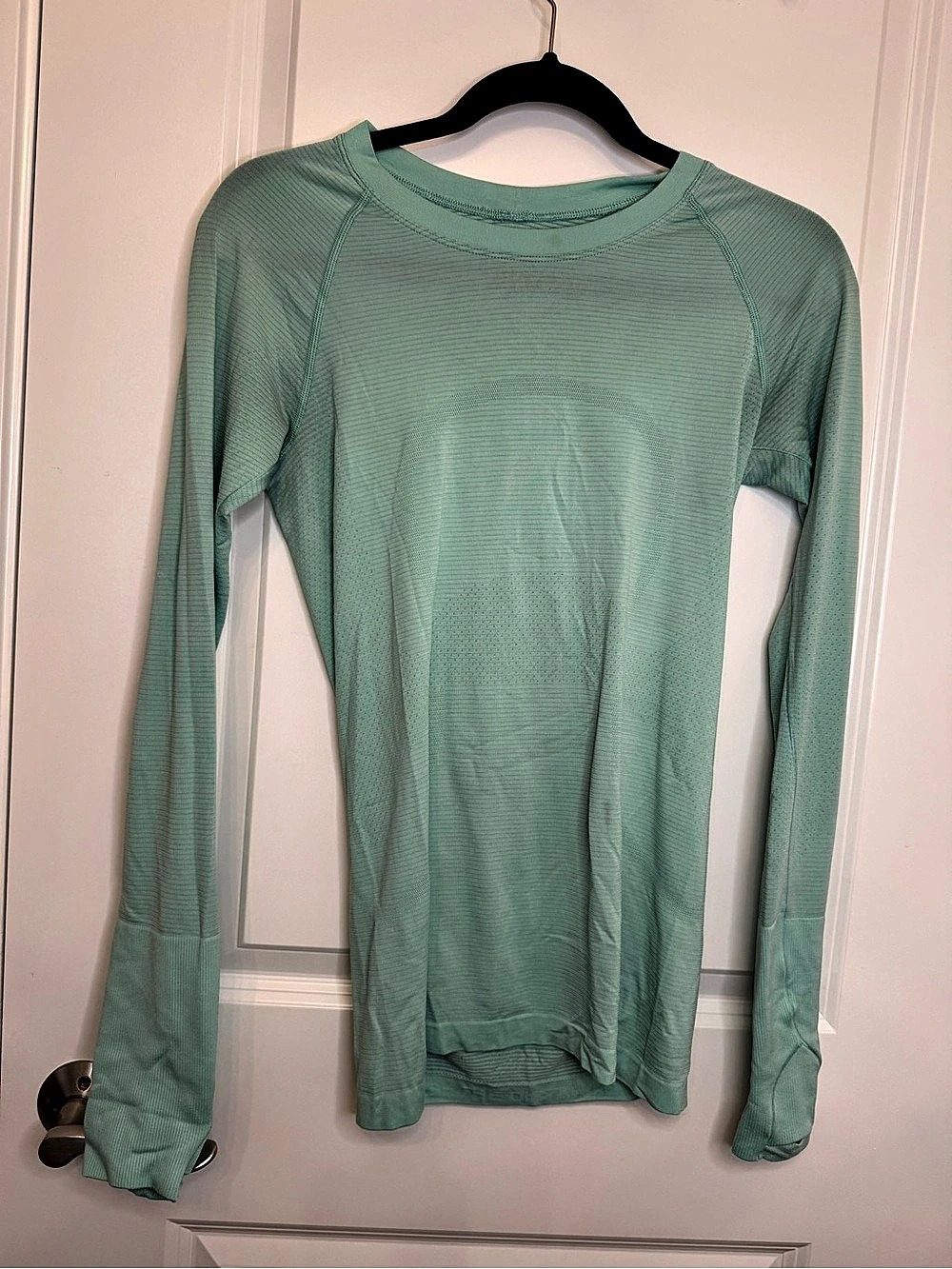 lululemon Swiftly Tech Long Sleeve 2.0 Turquise Top